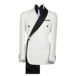 Mens Suit Slim Fit Tailor-Made Gentlemen Suits Beads Jacket Customized Wedding Prom Formal Occasions Groom Tuxedo Plus Size