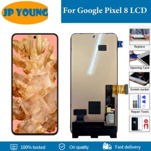 6.2″ Original AMOLED For HTC Google Pixel 8 LCD Display Google Pixel 8 LCD GKWS6 G9BQD Screen Touch Digitizer Assembly Replace