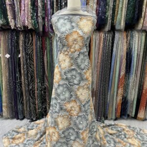 Luxury French Mesh Lace Beads Fabric 2025 High Quality African Nigerian Sequins Lace Lace For Women Wedding Party Dresses Sewing