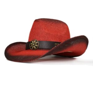casual sunflower belt outdoor travel men’s and women’s sunshade large eaves cool cowboy hat
