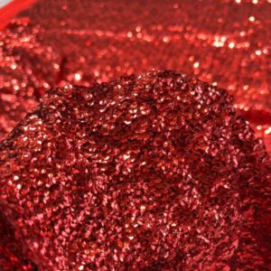 5 Yards Mesh Sequins Embroidered Cloth Fabric Star Same Style New Niche Advanced