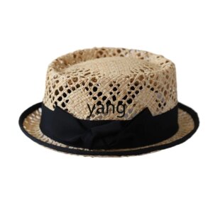 LMM craft woven straw hat vacation travel sunscreen hat women