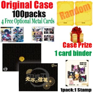 New Meigushe Demon Slayer Endless Letters Stamp Collection Anime Nezuko Shinobu Mitsuri Quality Cards Children Birthday Gift