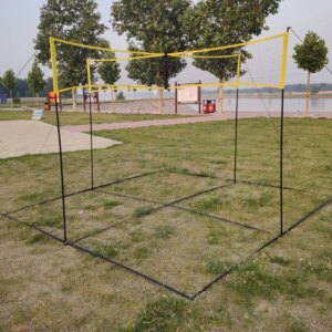 Four square Volleyball Net Ball Four Sided Cross Volleyball Net 4-player Volleyball Net