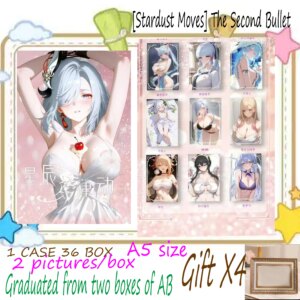 Wholesale Goddess Story A5 Collection Card Star Dust Comes Actor Hobby Wife Gifts Toys Anime Sexy Bikini Fan Replenishment Pack