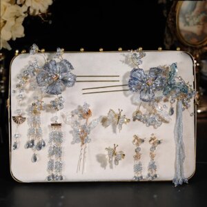 2025 New Chinese Xiuhe Headdress Classical Wedding Hair Accessories Wedding Wedding Style and Gown Accessories