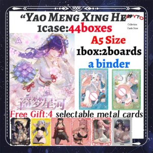 2025 Newest Yao Meng Xing He A5 Waifu Boards Goddess Story Collection Card Swimsuit Bikini Booster Box Habbies Gift
