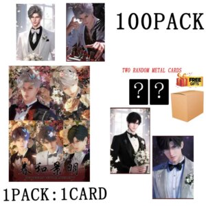 Wholesale Newest Love And Deepspace Xingchen Wenchuang Sunny Spring Day Series Colored Paper Male God Kids Playing Table Games
