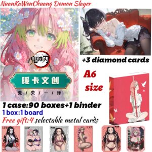 2025 Newest NuanKaWenChuang Demon Slayer Boards Collection Card Shinobu Japanese Anime Trading Mitsuri Hobbies Gift