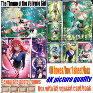 Wholesale latest goddess story Valkyrie character game collection acrylic color paper card sexy hobby wife gift supplement pack