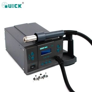 Hot Air Gun Desoldering Station, Quick 861X Upgrade Version 861X, Lead-Free, 1300W BGA Rework Station for Phone, PCB Repair