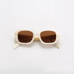 Women Sunglass Men Square Unqiue Vintage Poarlized Handmade White Horn Classic Sunglass Man Fashion Thick Glasses Eyeglasses