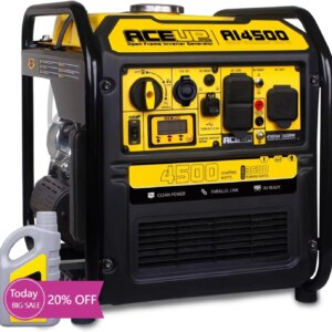 Bestseller4500 Watt Inverter Generator 223CC, Gas Powered Generator for Home Use, Camping, EPA Compliant