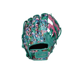 Hot Sale Customized Professional Green Hawaiian American Calfskin Baseball Gloves for Adults & Teenagers Softball Included