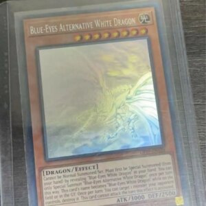 Yugioh KONAMI Duel Monster GFTP-EN129 Blue-Eyes Alternative White Dragon Holographic Ghost Rare English TCG Collection Mint Card