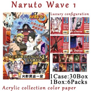 2025 Naruto Acrylic Collection Color Paper Wholesale Booster Box Anime Game Card Board Game Card Children’s Holiday Gift