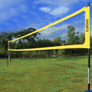 Outdoor Beach Volleyball Set Portable Volleyball Net Set for Kids Playing