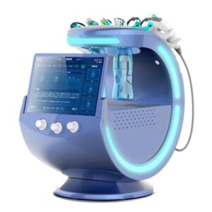 Ice Blue Magic Mirror Skin Analyzer Lifting Microdermoabrasion Oxygen Sprayer dermabrasion Deep cleaning Machine