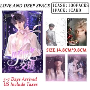 New Wholesales Love And Deep Space Collection Box Shi Kong Culture Sexy Male God Abs Series Anime CCG Doujin Toy And Hobbies Gif