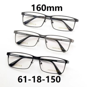 Cubojue Titanium Men Reading Glasses Male Oversized Eyeglasses Frames 16cm Full Rim High End Spectacles for Fat Big Face