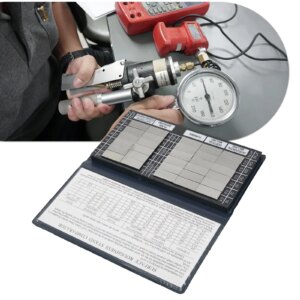 Practical Sample Block For Mechanical Workpieces RUG-100 30pcs Comparator Comparison Sample Block For Compare Test