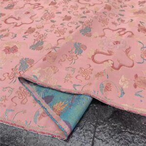 Silk brocade fabric new Chinese style top coat
