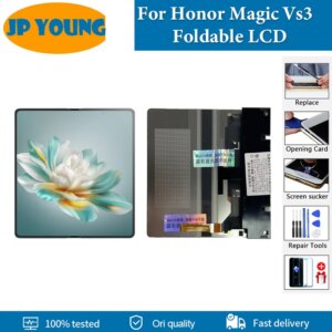 7.92″ OLED For Honor Magic Vs3 Foldable LCD FLC-AN0 Display Touch Screen Digitizer Assembly For Honor Magic Vs3 Big LCD Replace