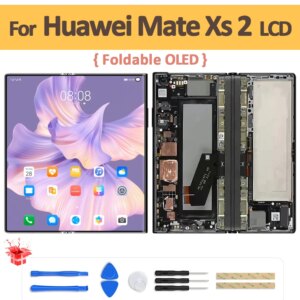 7.8″ Original Foldable OLED For Huawei Mate Xs 2 LCD Display Touch Screen PAL-AL00 Digitizer Assembly For Huawei Mate Xs2 Repair