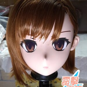 (KM9189) Handmade Female Sweet Girl Resin Crossdress Outfit Cosplay Japanese Animegao Role Play Kigurumi Mask