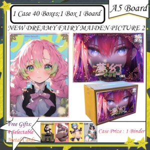 B5 NEW DREAMY FAIRY MAIDEN PICTURE 2 Board – Goddess Albedo Nezuko Rem Nami Waifu Box Card – Collectible Gaming Anime Gifts