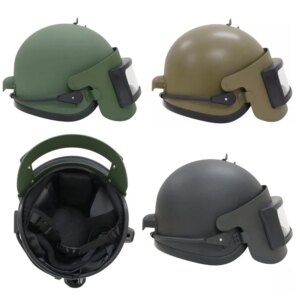 Takov K63 Three-level Strength ABS Outdoor Helmet (Russia) Grass Green/Black/ Green