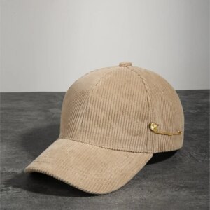 Designer corduroy baseball for both men and women women’s with big heads