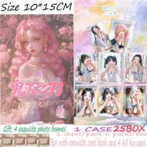 Wholesale latest goddess story collection card devil slayer character sexy hobby wife gift animation toy 2D board game supplemen