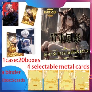 2025 Lastest Wholesale Jiangxin Culture Jujutsu Kaisen Acrylic Colored Paper JJK Trading Trading Anime Gojo Nanami ACG TCG Gift