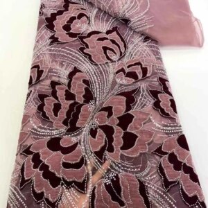 Africa Nigerian Beaded French Mesh Lace With Sequins High Quality 2025 Embroidery Lace Sequins Lace For Wedding Dresses Women