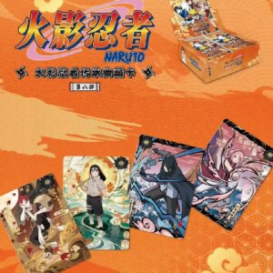 Wholesales Naruto Anime Cards T2W8 Tier2 Vol.8 Card Sasuke Uzumaki Ninja World Kid’s Gift Peripheral Toys Flash Cards