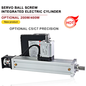Servo electric push rod telescopic high-precision large load ball screw stepper electric cylinder supports customization