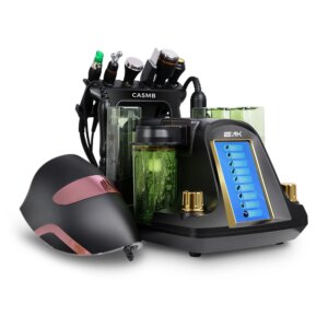 Newest SPA Use 9 in 1 H2O2 Facial Care Hydradermabrasion Cold Hammer Skin Tightening Water Peeling Machine