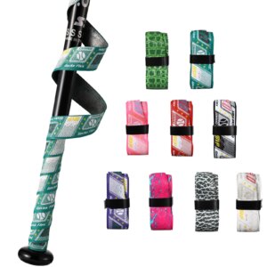 AMASPORT 20/40/60 Pcs Bat Grip Tape for Baseball Multiple Colors All-Weather Performance Non-Slip Baseball Bat Wrap Tape