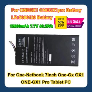 For ONEGX1 ONEGX1pro Battery LR:5060120 Battery For One-Netbook 7inch One-Gx GX1 ONE-GX1 Pro Tablet PC 12000mAh 7.7V 46.2Wh