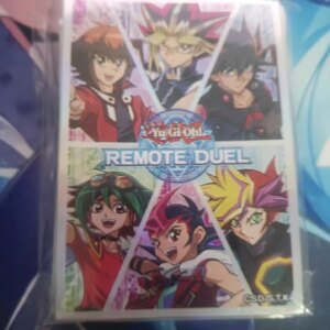 100Pcs Yugioh KONAMI Duel Monsters Yugi Atem Yusei Yuma Tsukumo Playmaker Official Sealed Duelist Card Protector Sleeves