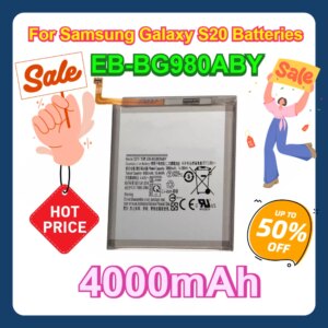 10pcs For Samsung Galaxy S20 Batteries EB-BG980ABY Battery 4000mAh