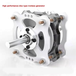 1000W High-power DIY Disc Permanent Magnet Ironless Generator Low Speed High Efficiency Wind and Hydraulic Free Energy 1-20A