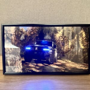 Rechargeable Remote Decor Wall Dector Art Light Turn Signal Brake Flashing Lamp Remote Control Light Up Poster Birthday Gift