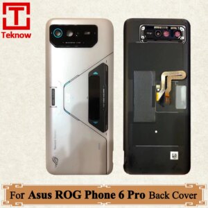 Original Back Battery Cover For Asus ROG Phone 6 Pro Back Cover Housing Door Rear Case For Asus ROG 6 Pro AI2201_D Replace