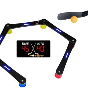 Portable On & Off Ice Training Aid – Practice Puck Control & Reaction Times – Great Gift for Hockey Players of All Ages