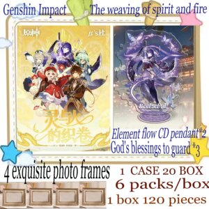 Wholesale latest goddess story card Genshin Impact and fire weaving scroll card characters game collection anime card hobby sexy