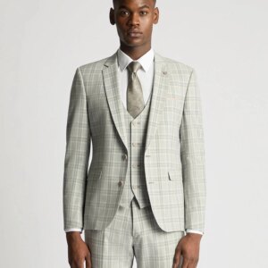 Simple Style Men Suit Lapel Single Breasted Groom Wear Wedding Suits Formal Occasion 3 Pieces (Jacket+Pant+Vest) Custom