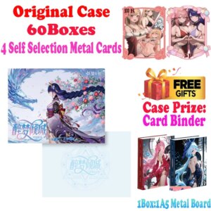 2025 Lastest A5 Size Drunken Dreams Enchanting Cities Goddess Waifu Card Board Master Set Ganyu Furina Keqing Artboard