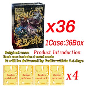Wholesale Case Demon Slayer Collection Cards Booster Box Anime Playing Character Rare Diamond Collection Card Party Gifts